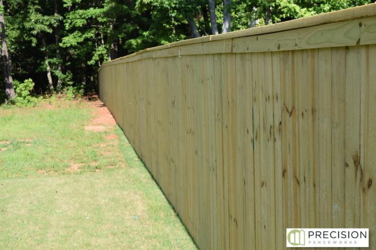 The Ashland — Vertical wood privacy design