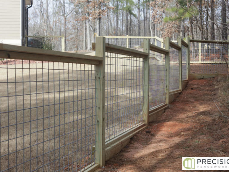 The Baxley — Wood framing with hog panels