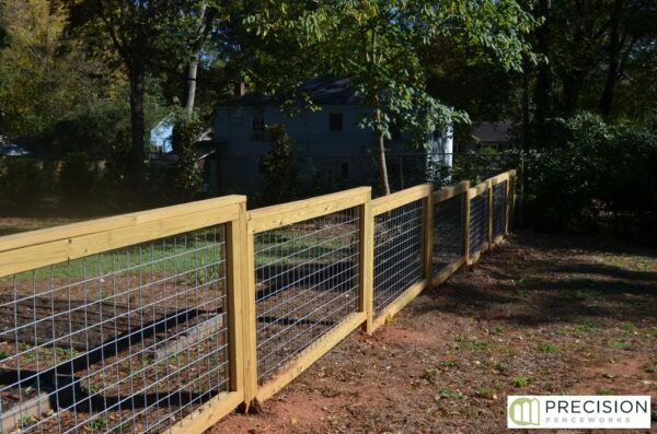 wood picket fence23 Wood & wire gallery photo 072