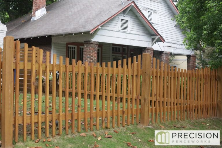 The Camilla — Spaced wood picket design